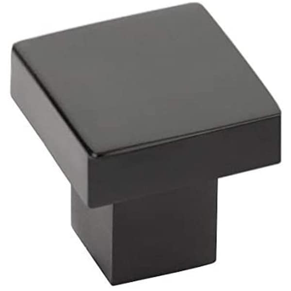 Patioplus 1.25 in. Hunter Cabinet Knob, Flat Black PA2056083 - main